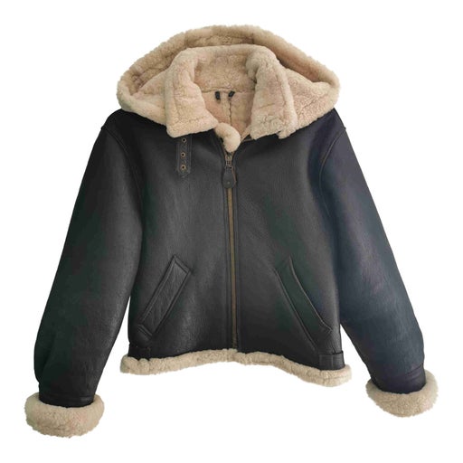 Shearling bomber