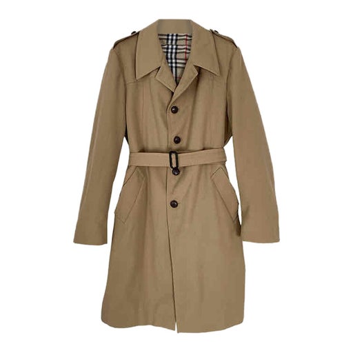 Beige trench coat