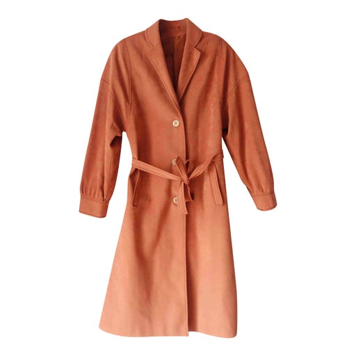 Long orange coat
