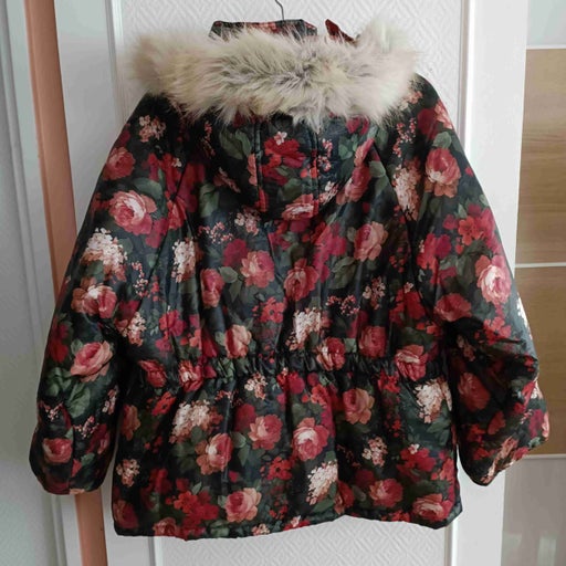 Floral down jacket