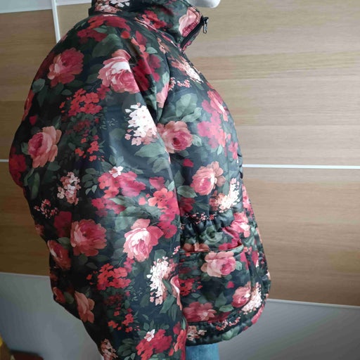 Floral down jacket