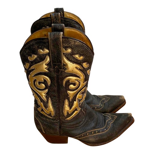 Santiags en cuir