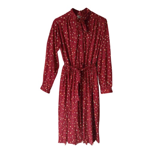Patterned mid-length dress