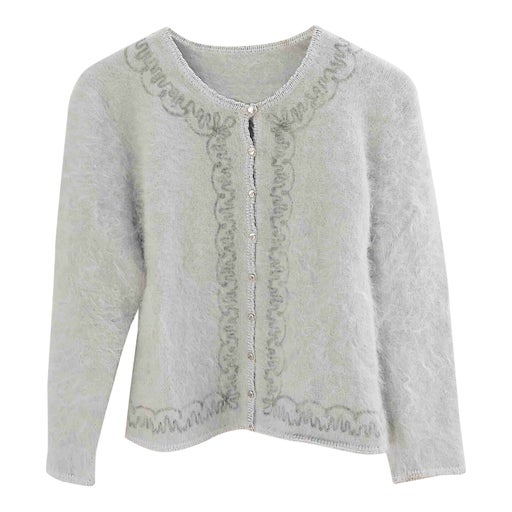 Embroidered cardigan