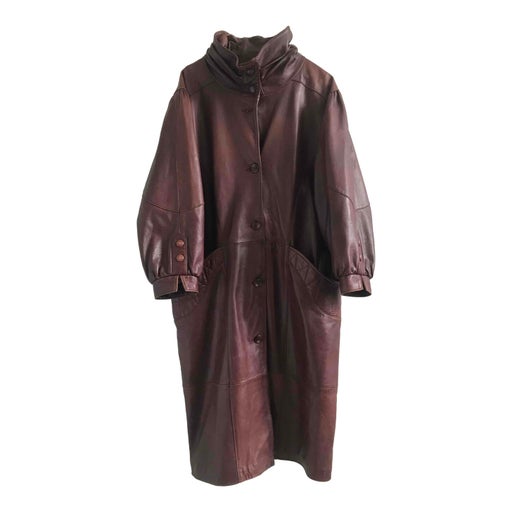 Leather coat