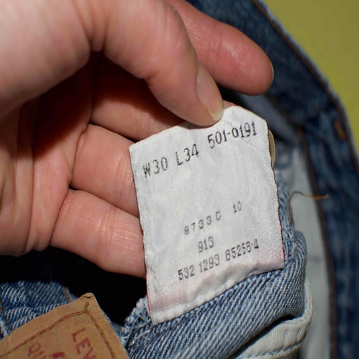 Levi's 501 W30L34 jeans