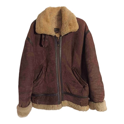 Shearling bomber