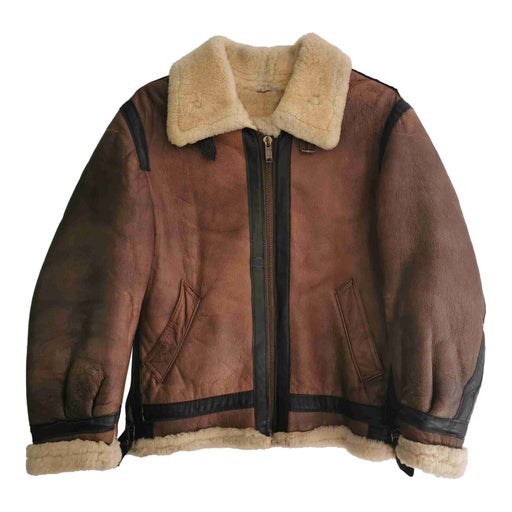 Shearling bomber