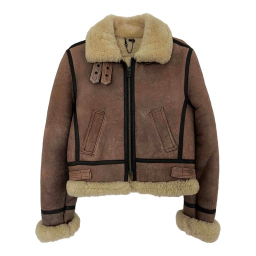 Shearling bomber