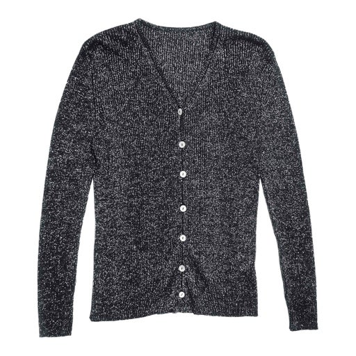 Silk and lurex cardigan