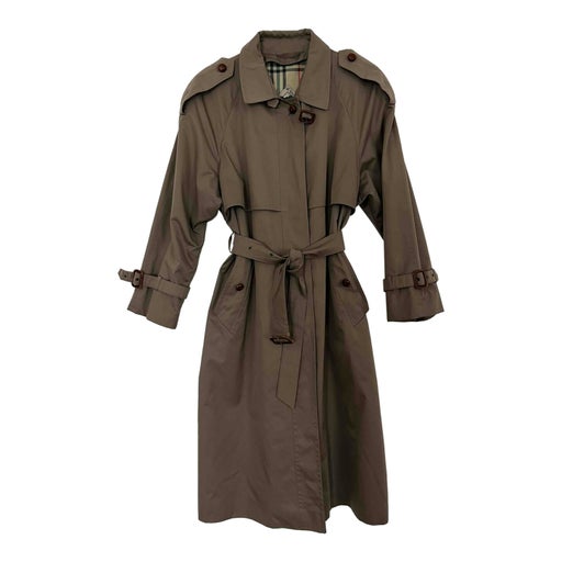 Belted trench coat