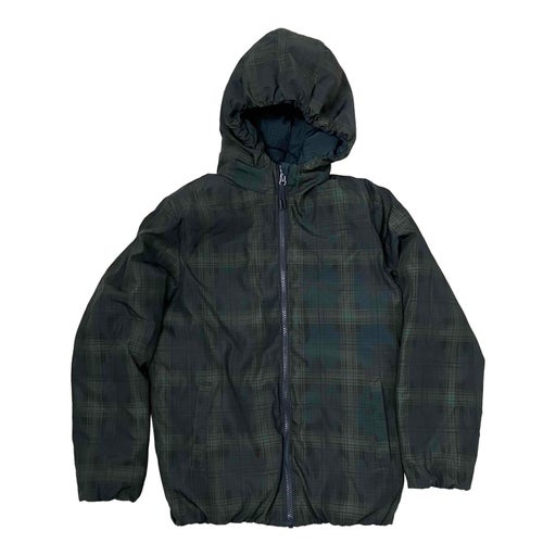 Tartan down jacket
