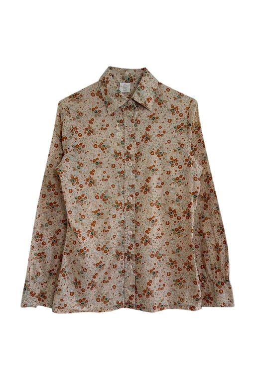 Chemise à fleurs en coton