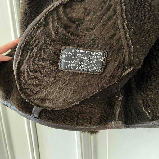 Shearling bomber