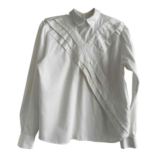 Embroidered cotton blouse