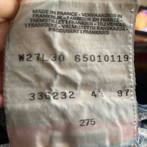 Levi's 501 W27L30 jeans