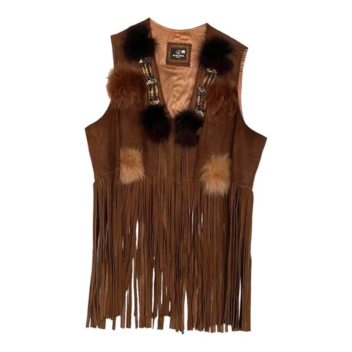 Suede vest