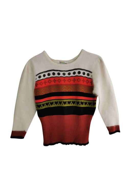 Angora wool sweater