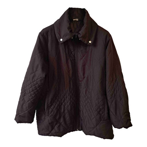 Quilted down jacket