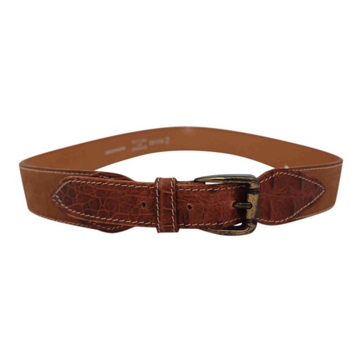 Leather belt