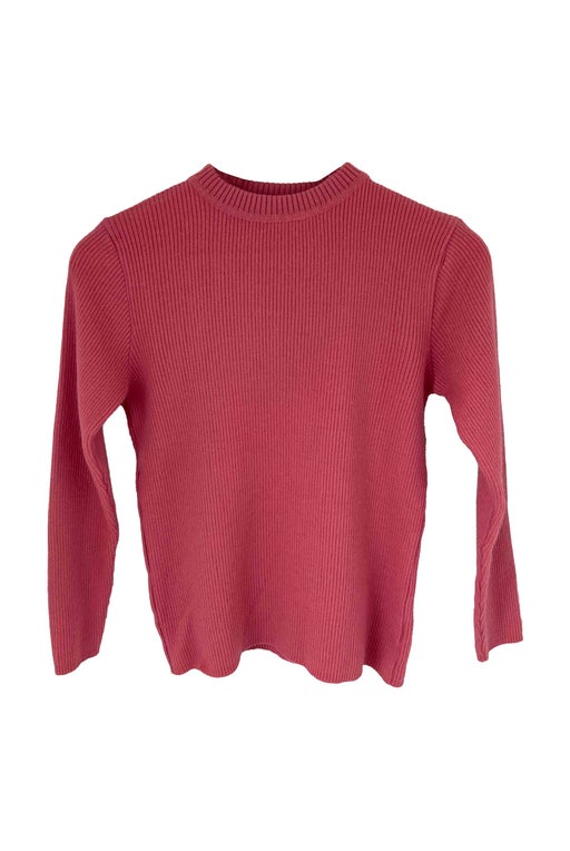Pink ribbed sweater