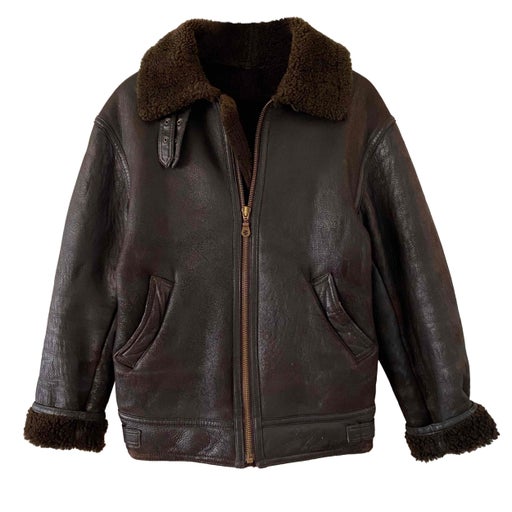 Shearling bomber