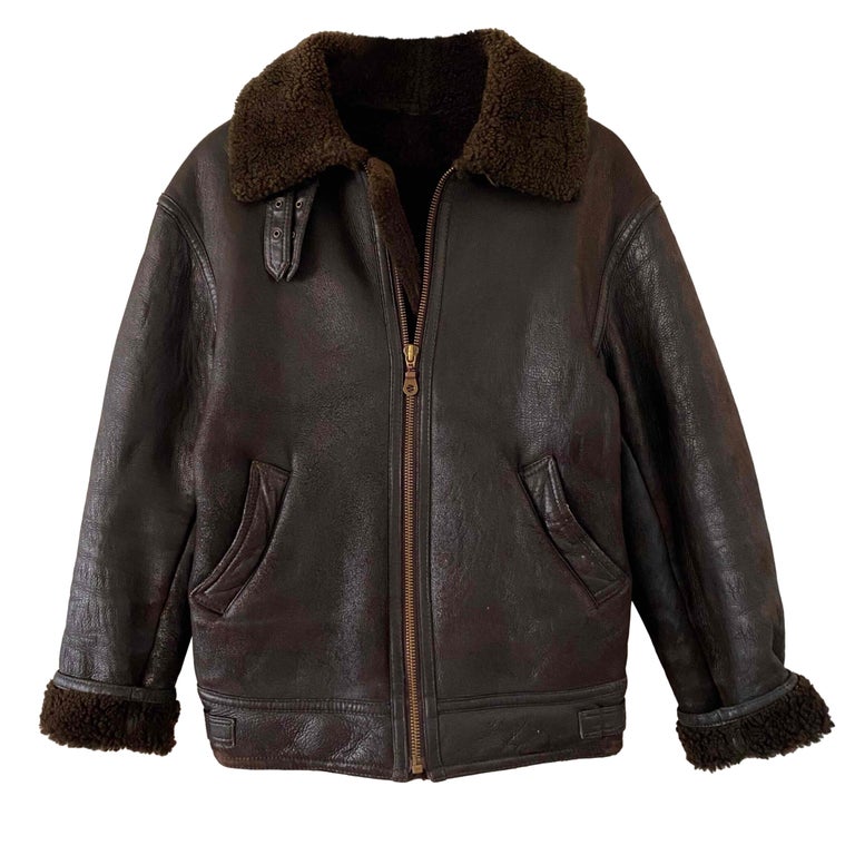 Shearling bomber