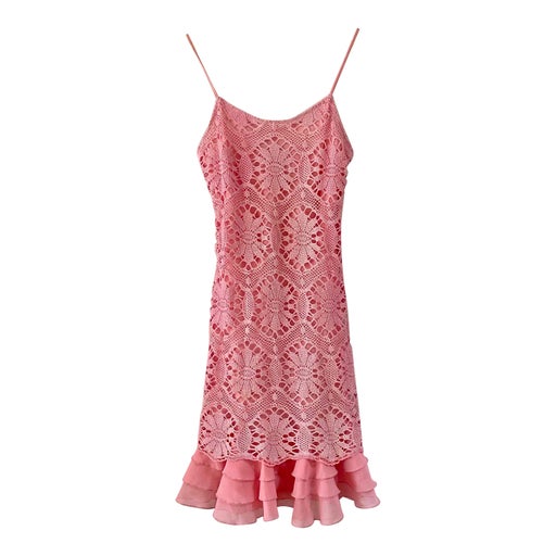Crochet slip dress