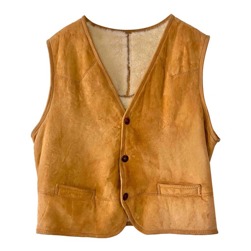 Shearling vest