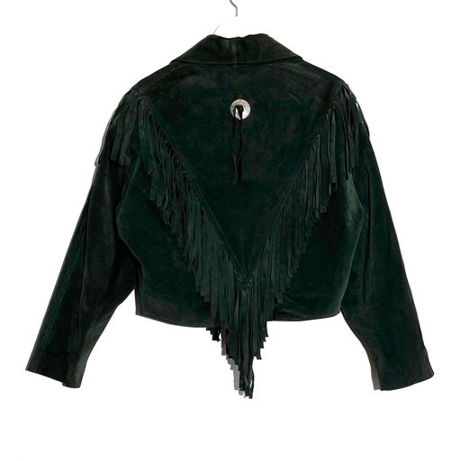 Fringed suede perfecto