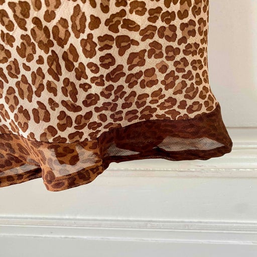 Leopard slip dress