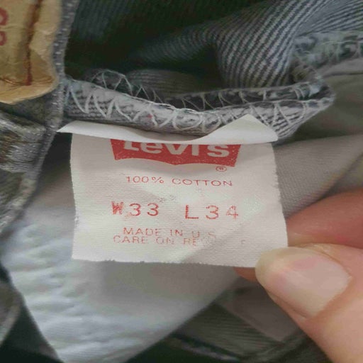 Levi's 501 W33L34 jeans