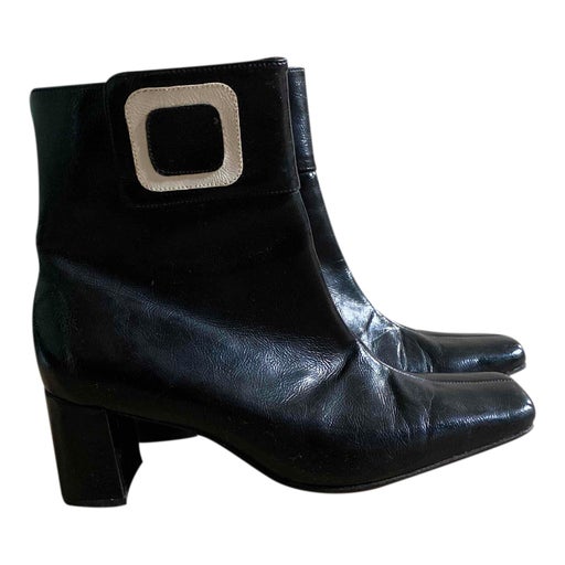 Bottines en cuir