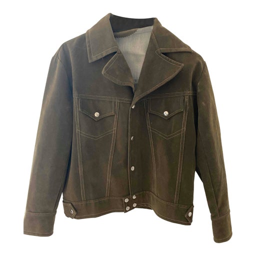 Veste kaki en daim