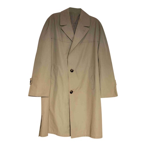 Beige trench coat