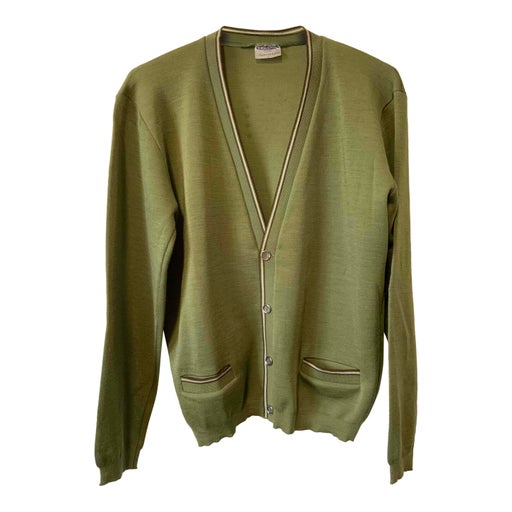 Green cardigan
