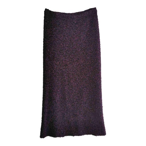 Long knit skirt