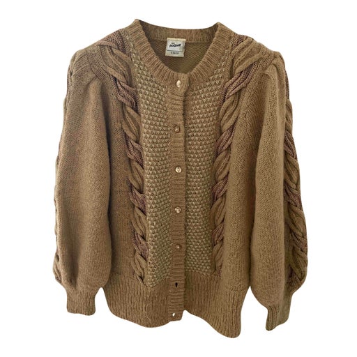 Cable cardigan