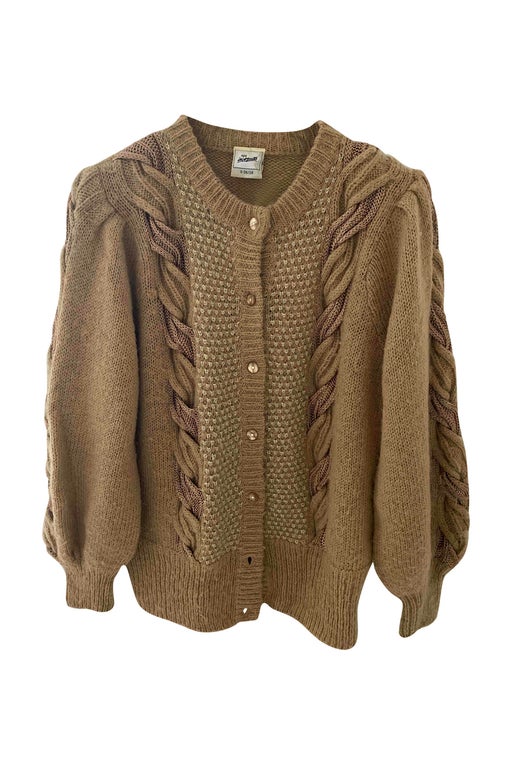 Cardigan torsadé