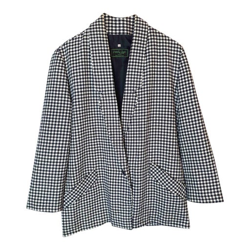 Houndstooth blazer