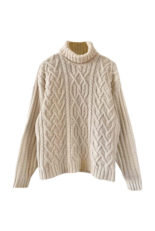 Irish turtleneck sweater