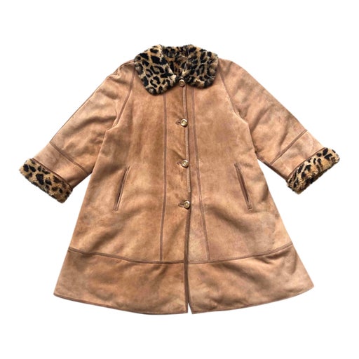 Manteau en peau lainée 