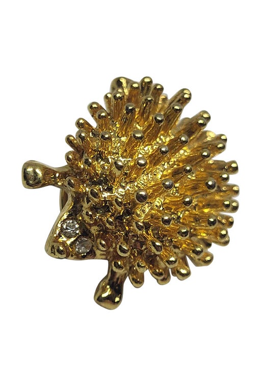 Hedgehog brooch