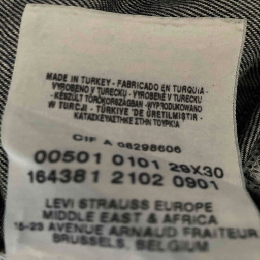 Levi's 501 W29L30 jeans