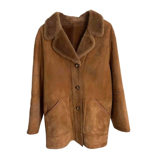 Leather coat