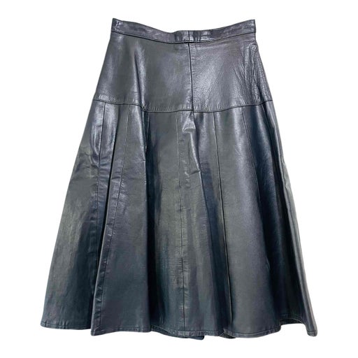 Jupe en cuir