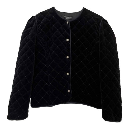 Veste matelassée en velours