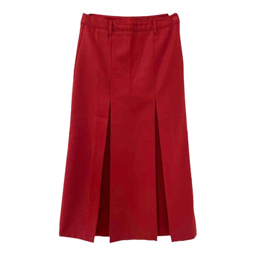 Long pleated skirt