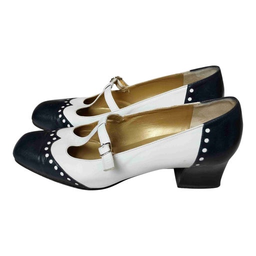 Babies en cuir Yves Saint Laurent