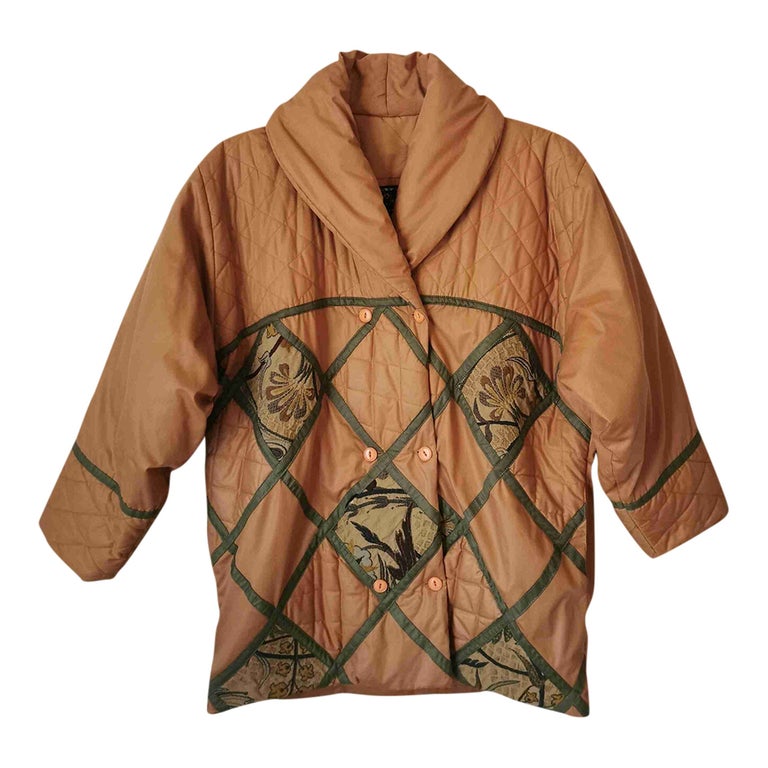 Quilted down jacket